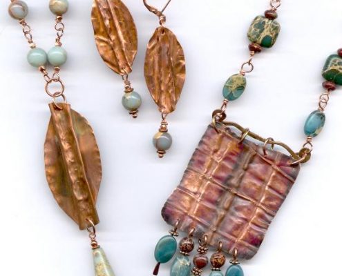 Fold-Formed Copper Jewelry
