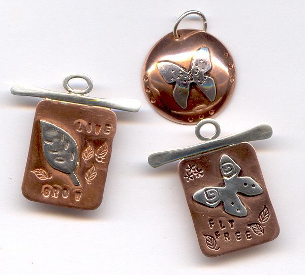 SOLDERING: Copper-Silver Pendant - PKlein Jewelry Design