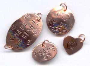 Stamped Message Charms