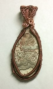Wire-Weave Wrapped Pendant