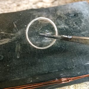 Preparing a Ring for Soldering