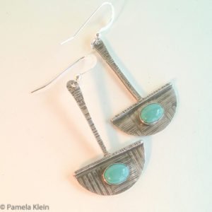 Pendulum Earrings with Turquoise